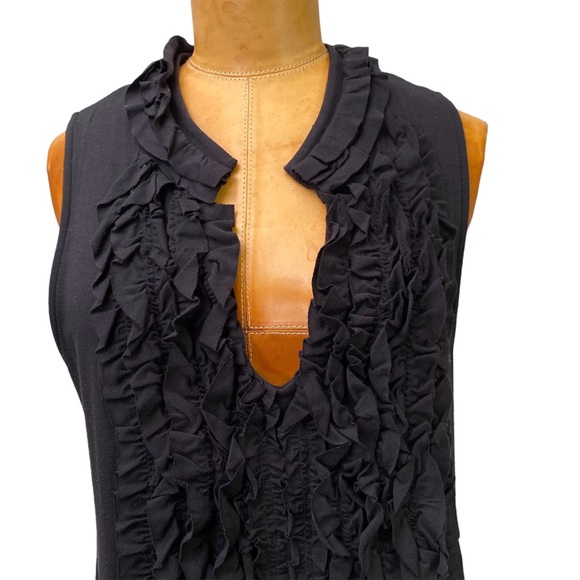 Yummie Tummie Black sleeveless maternity top - Picture 2 of 11